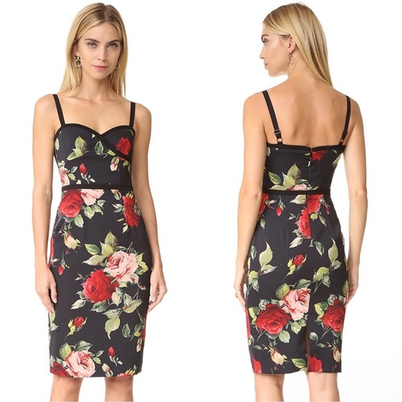 New Black Halo Daria Sheath Dress size 0 - Picture 8 of 9